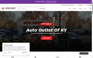 Auto Outlet of KY website