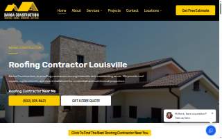 Barba Construction website