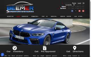Beemer Auto Sales & Service website