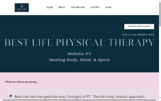 Best Life Physical Therapy website