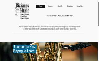 Bizianes Music website