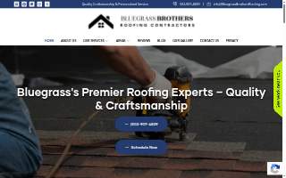 Bluegrass Brothers Roofing Contractors website