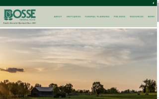 Bosse Funeral Home website