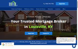Broker House Lending website