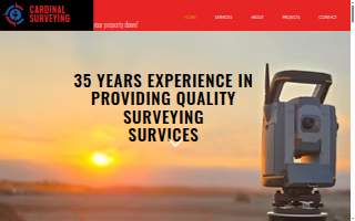 Cardinal Surveying website