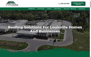 Carlon Roofing & Sheet Metal website