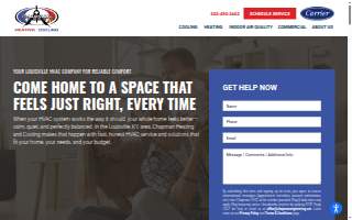 Chapman Heating and Cooling website