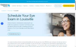 Clarkson Eyecare of Louisville website