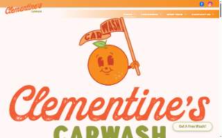 Clementine's Carwash website
