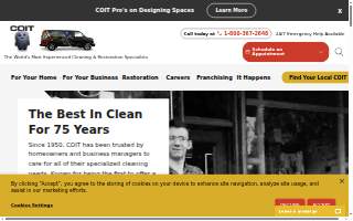 COIT Cleaning and Restoration of Louisville website