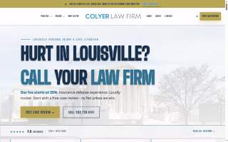 Colyer Law Firm, PLLC website