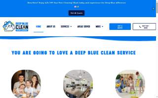 Deep Blue Clean website
