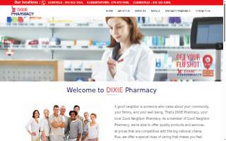 Dixie Pharmacy website