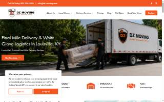 DZ Moving website
