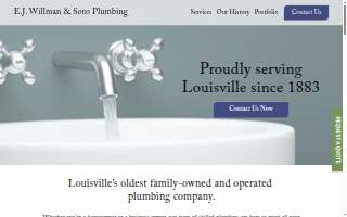 E.J. Willman & Sons Plumbing website
