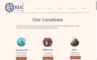 Early Learning Childcare website
