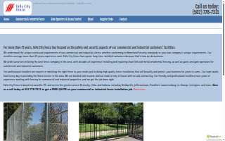 Falls City Fence website