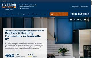 Five Star Painting of Louisville website