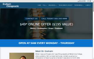 Graham Chiropractic Center website
