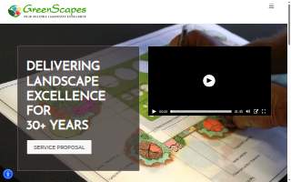 GreenScapes Lawn and Landscaping website