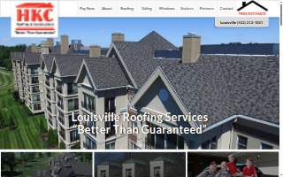 HKC Roofing & Construction website