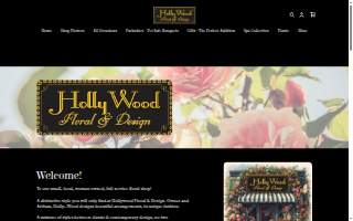 Hollywood Floral & Design website