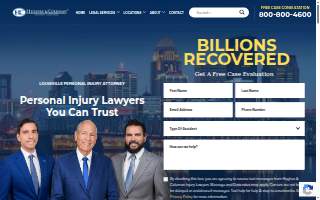 Hughes & Coleman Injury Lawyers of Louisville website