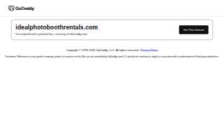 Ideal PhotoBooth Rentals website