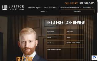 Justice Law Office website