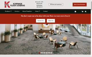 Korfhage Floor Covering of Louisville website
