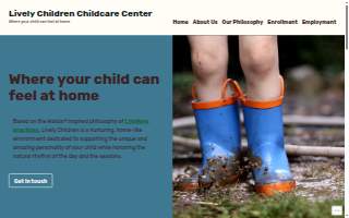 Lively Children Childcare Center website