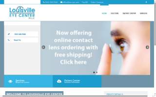 Louisville Eye Center PLLC website