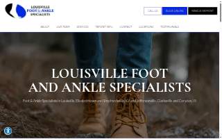 Louisville Foot and Ankle Specialists website