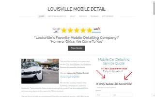 Louisville Mobile Detail website