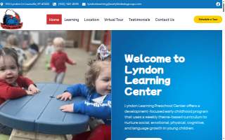 Lyndon Learning Childcare website