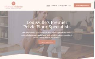 Mamas in Motion Physical Therapy website