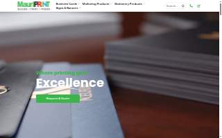 MauriPrint website
