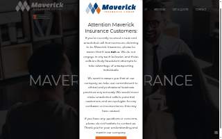Maverick Insurance Group website
