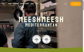MeeshMeesh Mediterranean website