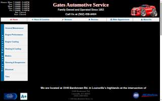 NC Auto Repair Shop website