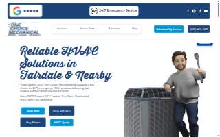 One Choice Mechanical website