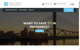 Pavel Reyes Insurance Agency website