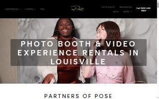 Pose 502: The Photobooth Experience of Louisville website