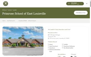 Primrose School of East Louisville website