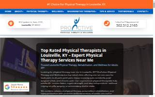 ProActive Physical Therapy and Wellness website