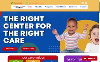 Ready Set Grow Childcare website