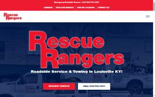 Rescue Rangers Towing & Roadside Services website