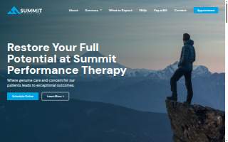 Summit Performance Therapy website