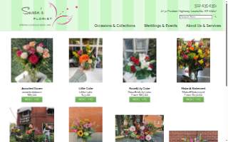 Susan's Florist website