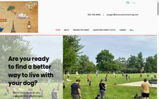 The Clever Canine Training Center website